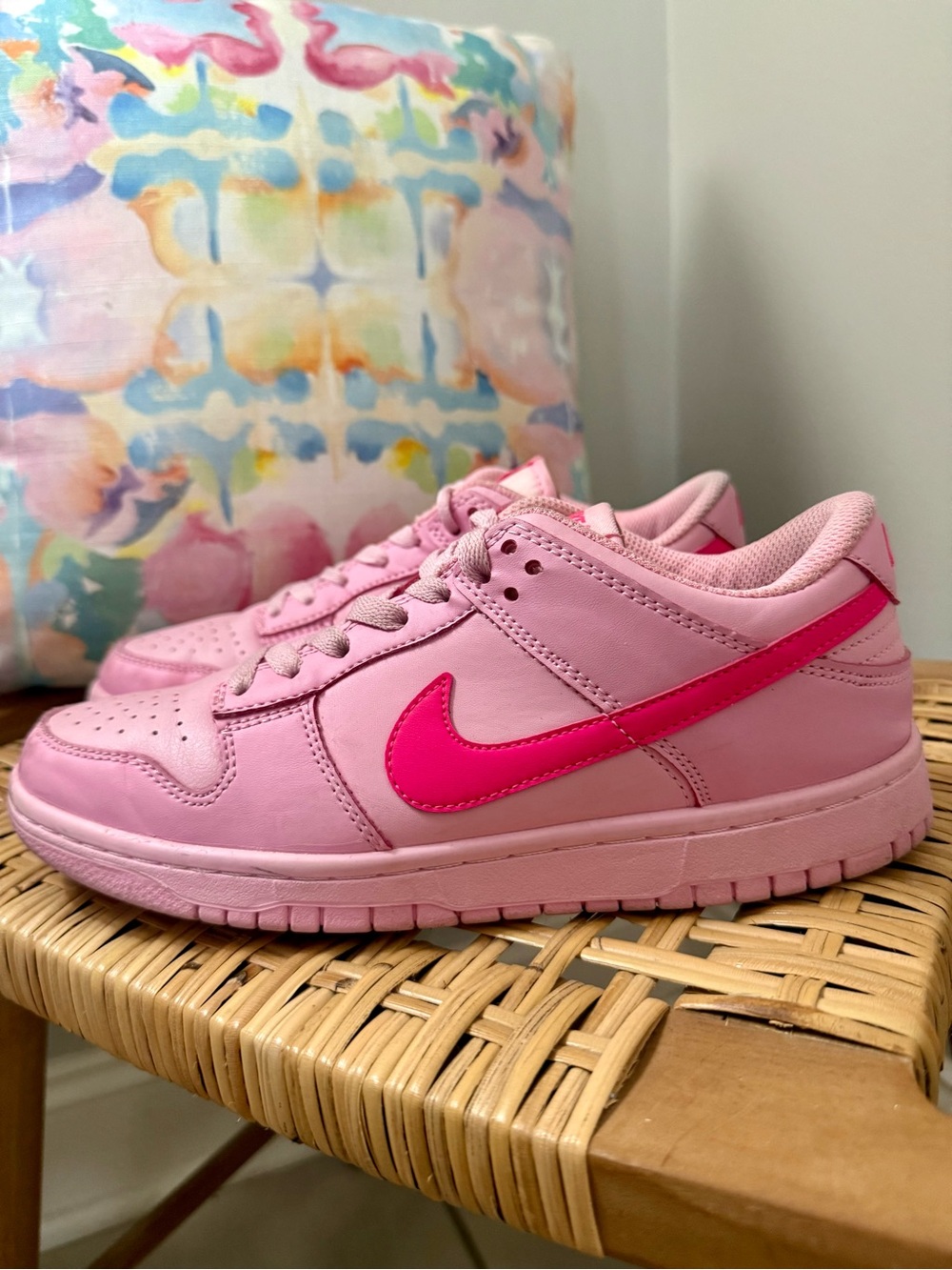 Nike Dunk Low Soft Pink Pink Foam Hyper Pink Women’s Size 8 Sneakers